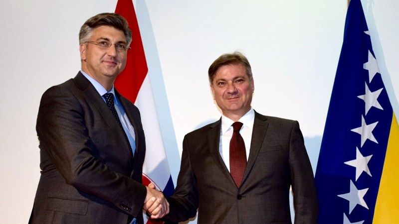 Predsjednik Vlade Plenković uoči zajedničke sjednice u Sarajevu: BiH je naša susjedna i prijateljska država